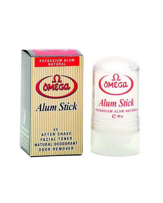 Omega Potassium Alum Stick 60 Gram Tube