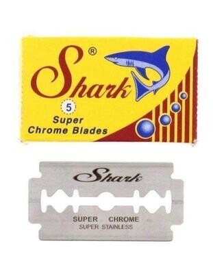 Shark Super Chrome Double Edge Razor Blades, 5 Count