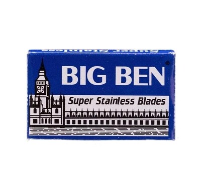 Big Ben Super Stainless Double Edge Razor Blades, 5 Count