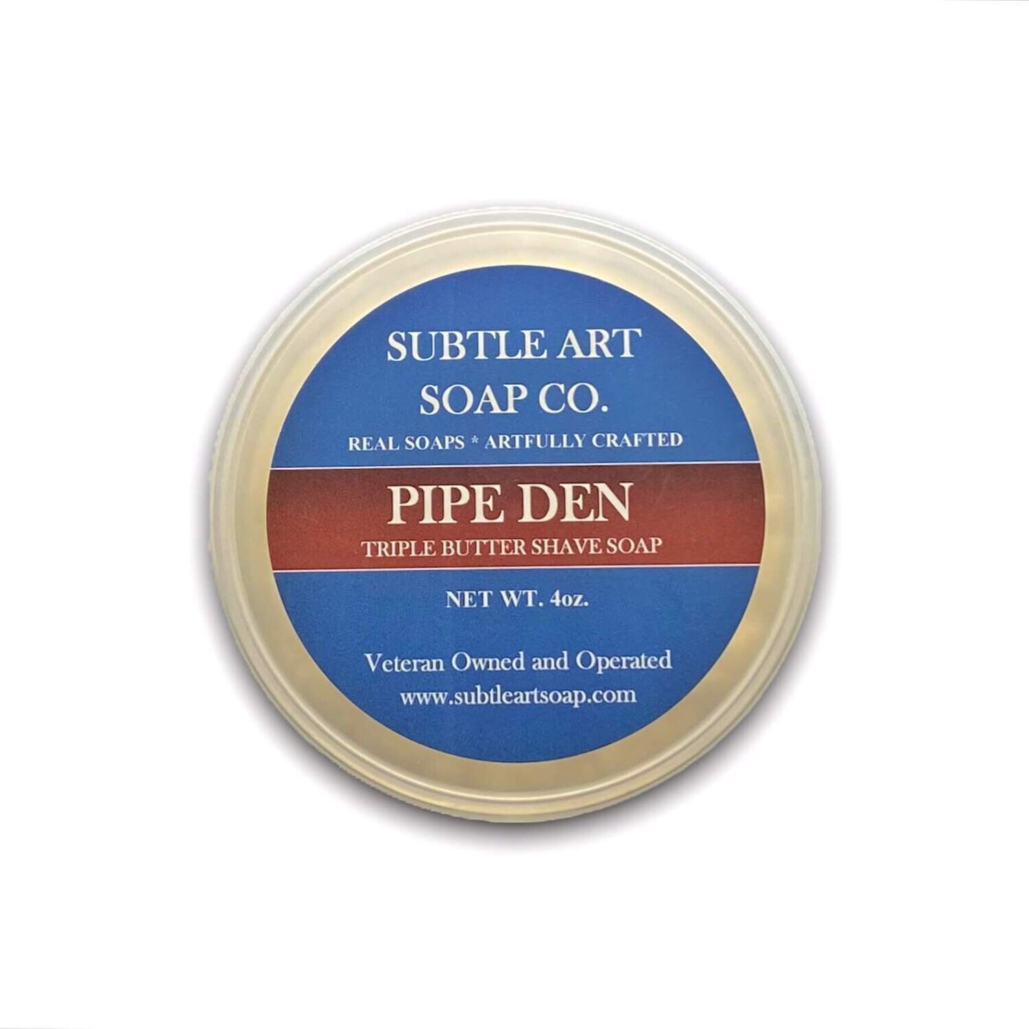 Subtle Art Soap Pipe Den Artisan Shave Soap