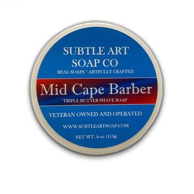 Subtle Art Soap Mid Cape Barber Artisan Shave Soap