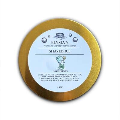 Elysian Soap Shaved Ice Artisan Shave Soap
