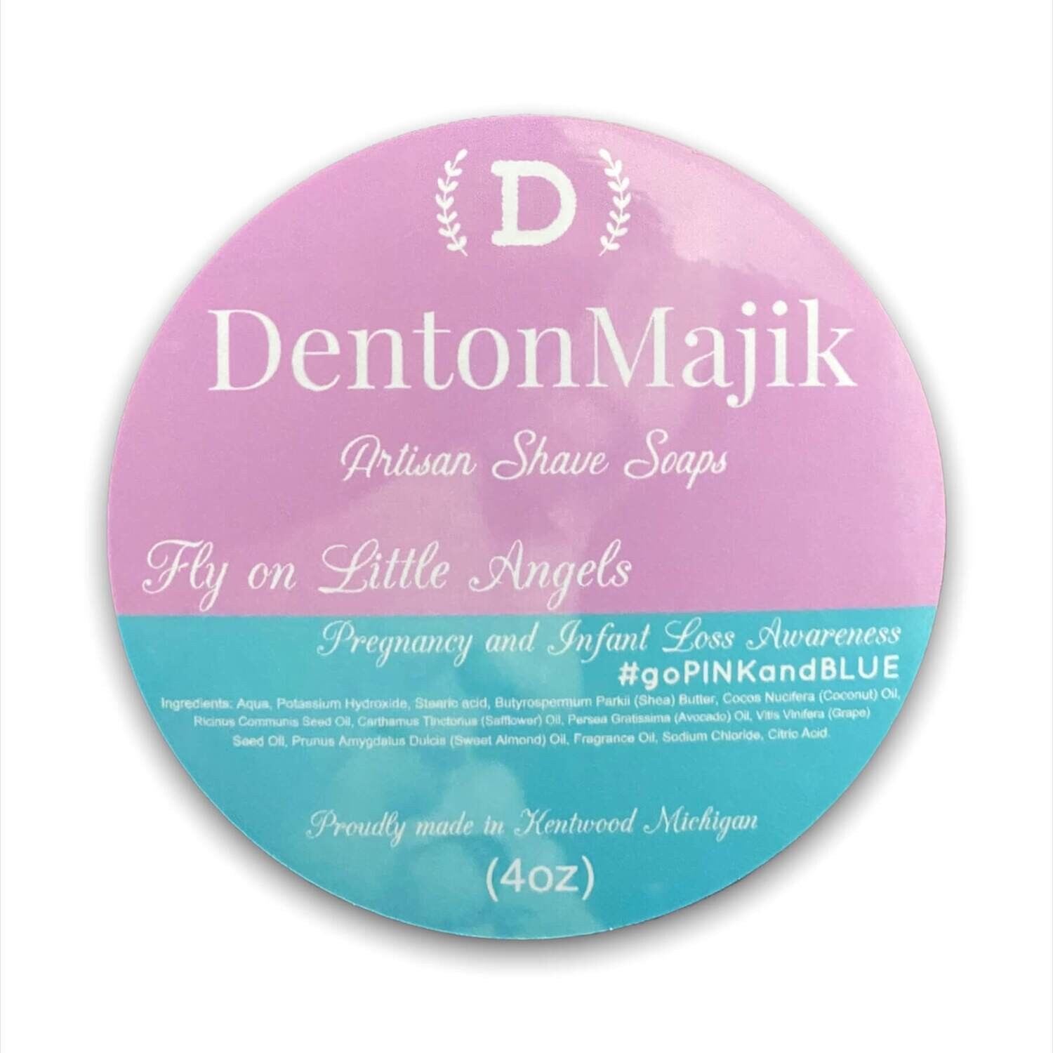 Denton Majik Fly on Little Angles Artisan Shave Soap