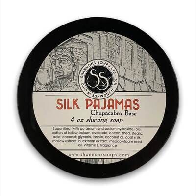 Shannon's Soaps Silk Pajamas Artisan Shave Soap