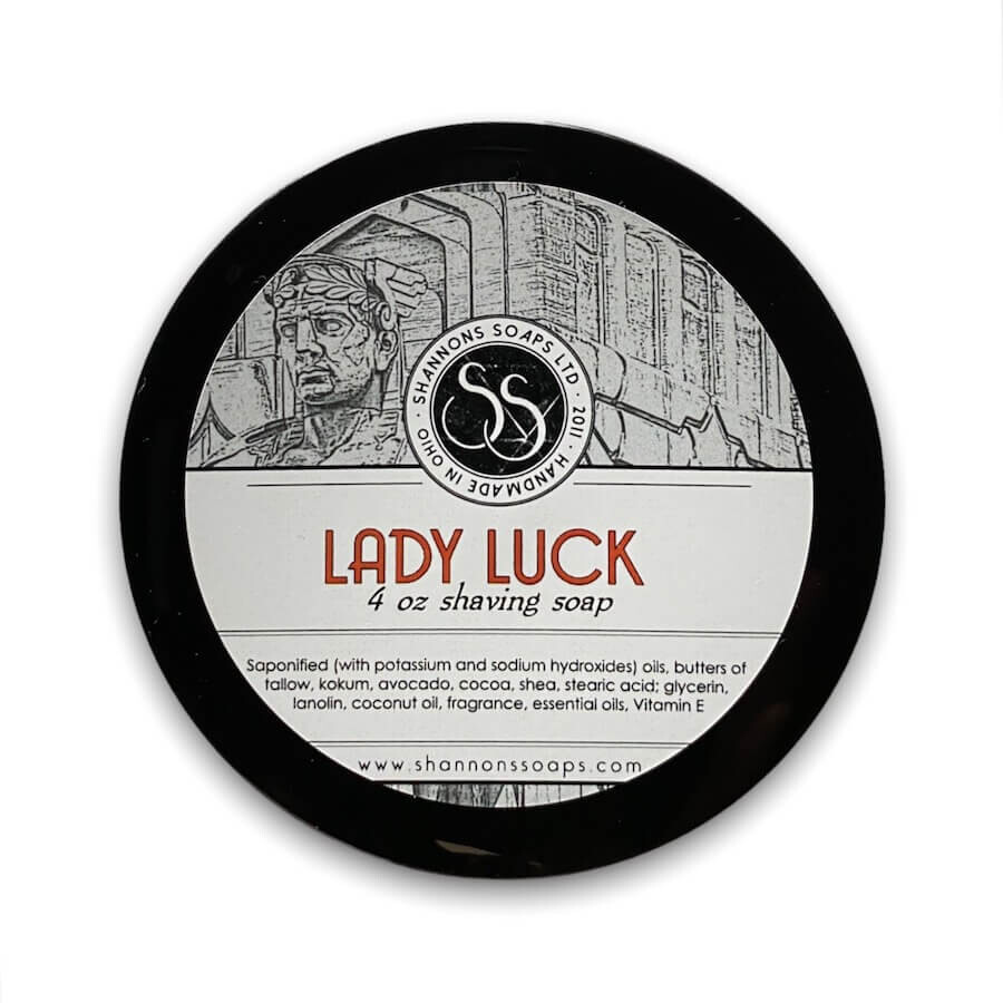 Shannon's Soaps Lady Luck Artisan Shave Soap