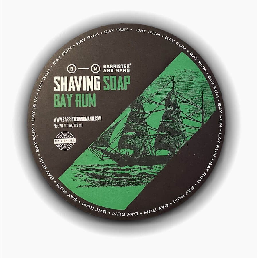 Barrister and Mann Bay Rum Artisan Shave Soap