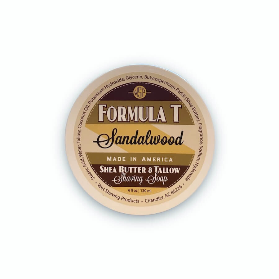 Wet Shaving Products Sandalwood Artisan Shaving Soap