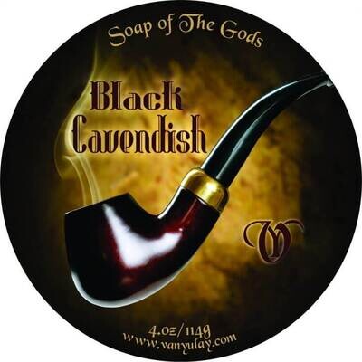Van Yulay Black Cavendish Artisan Shave Soap