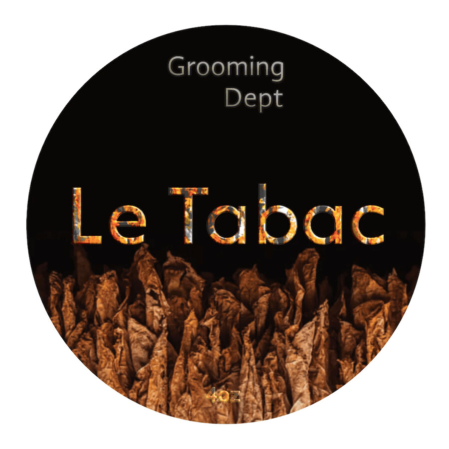 Grooming Dept. Le Tabac Artisan Shaving Soap