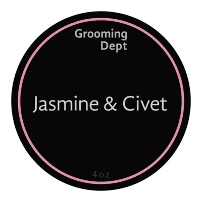 Grooming Dept. Jasmine & Civet Artisan Shaving Soap