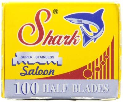 Shark Super Stainless Half Razor Blades, 100 Count