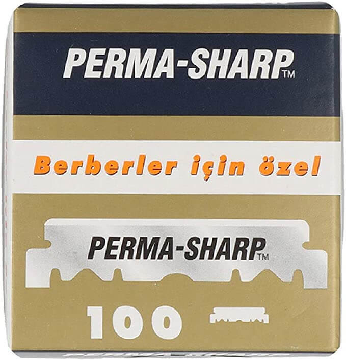 Perms-Sharp Half Razor Blades, 100 Count