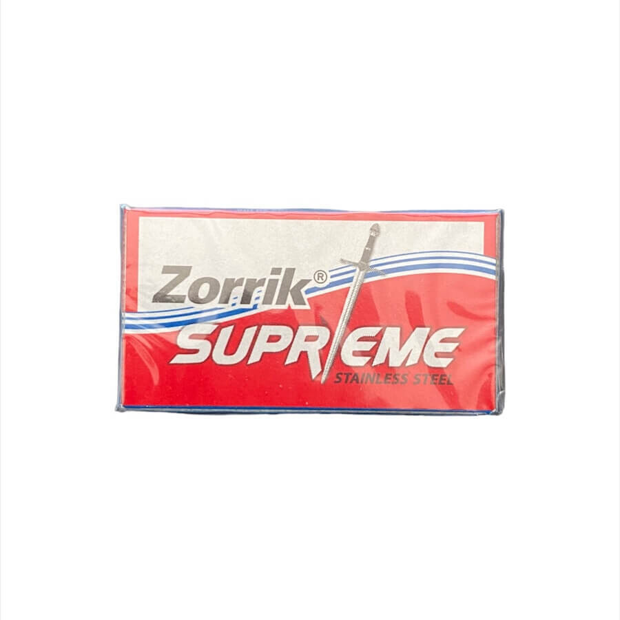 Zorrik Supreme Stainless Steel Double Edge Razor Blades, 5 Count