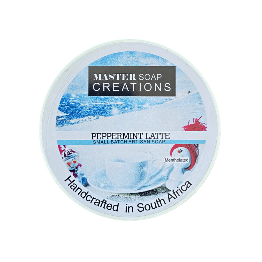 Master Soap Creations Peppermint Latte Artisan Shaving Soap