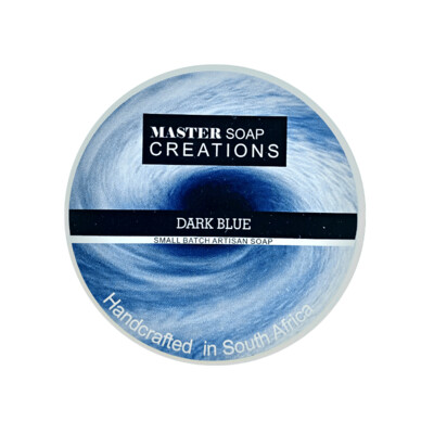 Master Soap Creations Dark Blue Artisan Shaving Soap