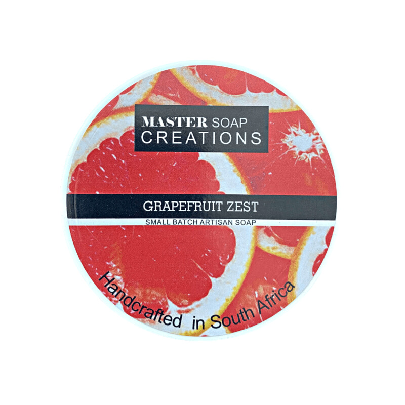 Master Soap Creations Grapefruit Zest Artisan Shaving Soap