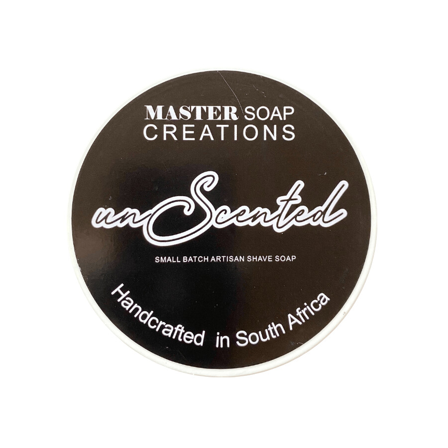 Master Soap Creations Unscented Artisan Shaving Soap