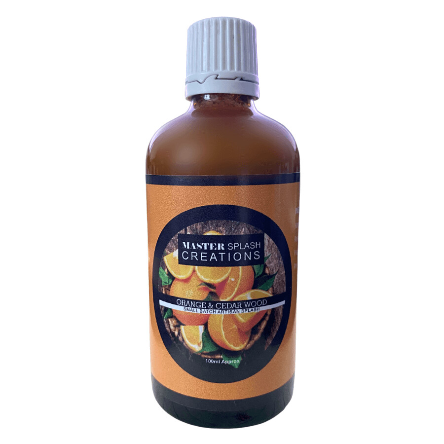 Master Soap Creations Orange & Cedar Wood After Shave Splash