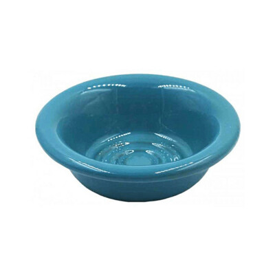 Le Birichine Blue Ceramic Shave Bowl with Ribs