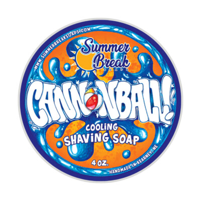 Summer Break Soaps Cannonball Artisan Shave Soap