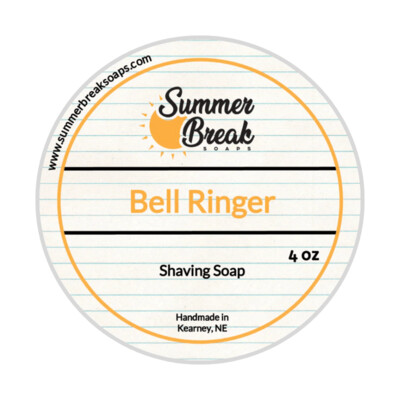 Summer Break Soaps Bell Ringer Artisan Shave Soap