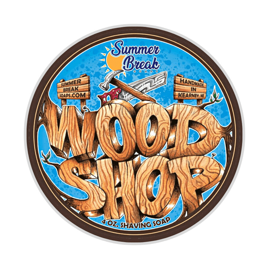Summer Break Soaps Woodshop Artisan Shave Soap