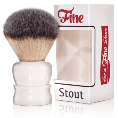 Fine Accoutrements Stout Shaving Brush White