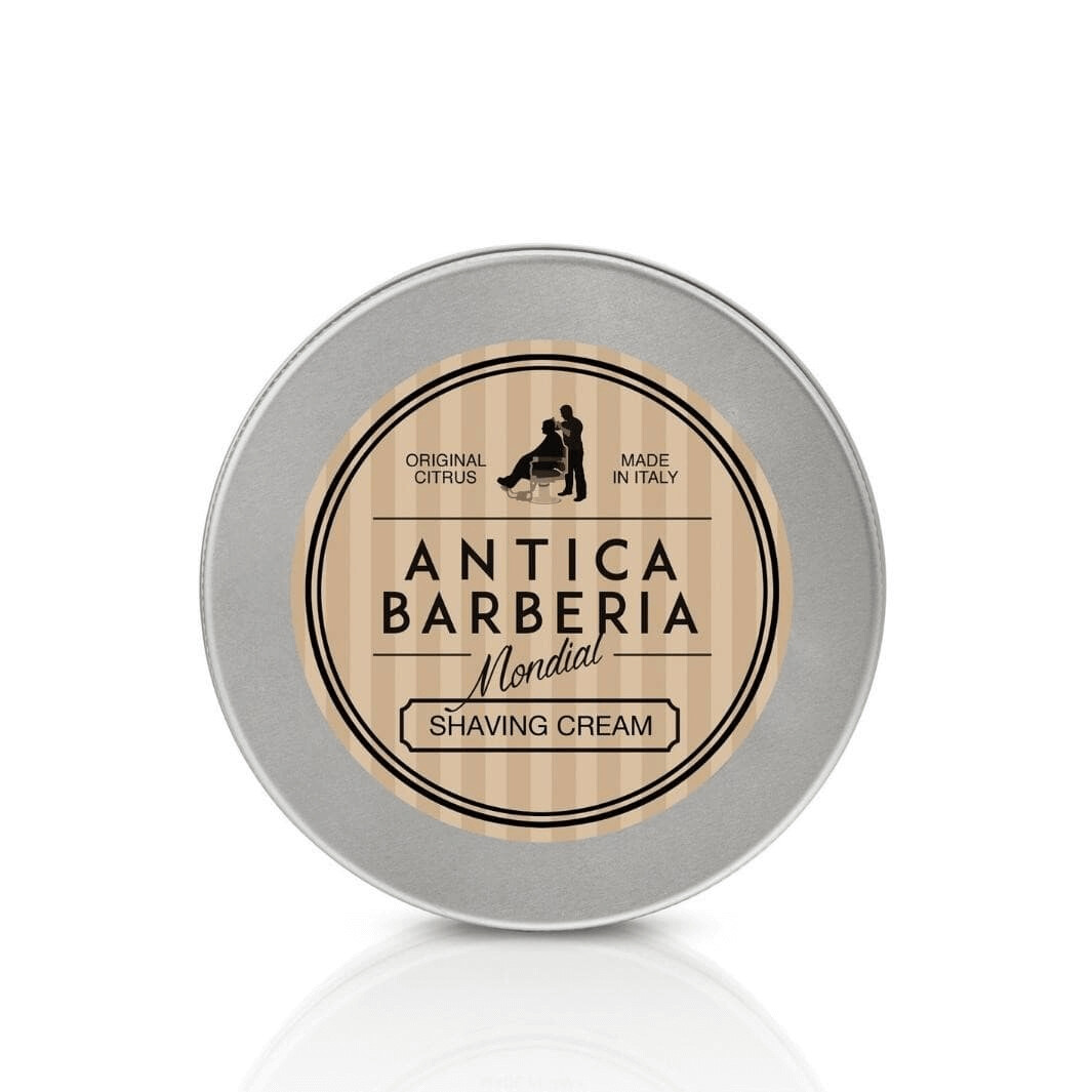 Antica Barberia Mondial Original Citrus Solid Shaving Cream in Aluminum Jar