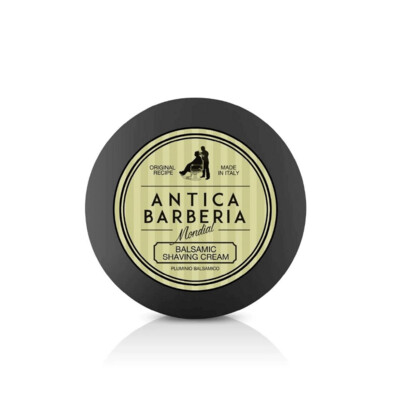 Antica Barberia Mondial Balsamic Solid Shaving Cream in Plastic Jar