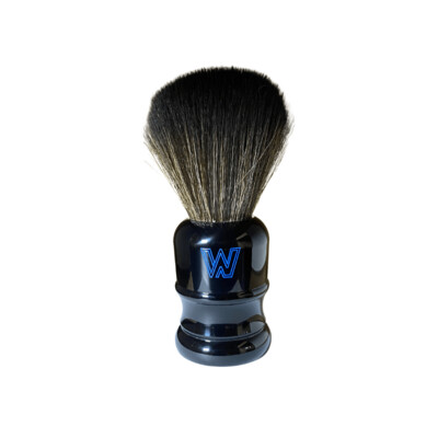 The Wet Shaving Store Black Synthetic Shaving Brush with G5 Knot - V1