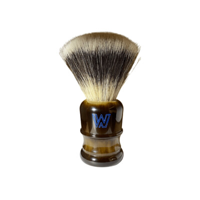 The Wet Shaving Store Faux Horn Synthetic Shaving Brush with G7 Knot - V1