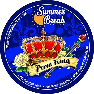 Summer Break Soaps Prom King Artisan Shave Soap