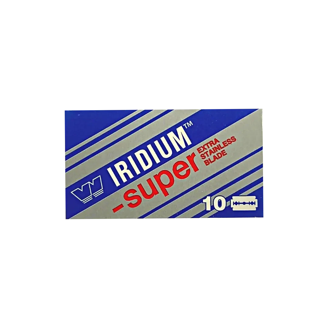 Wizamet Iridium Super Double Edge Razor Blades, 10 Count