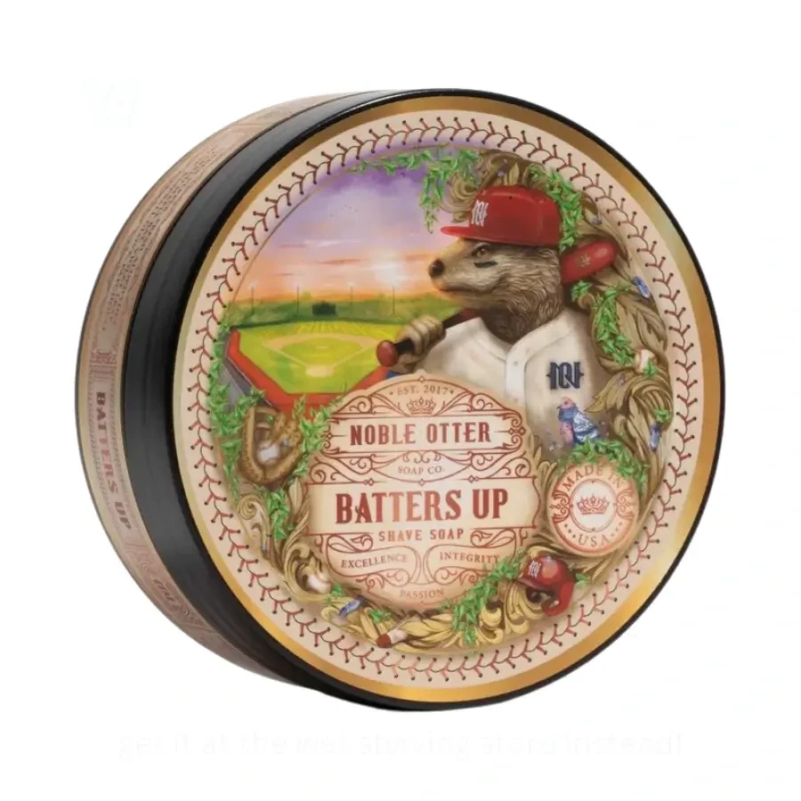 Noble Otter Batters Up Artisan Shave Soap