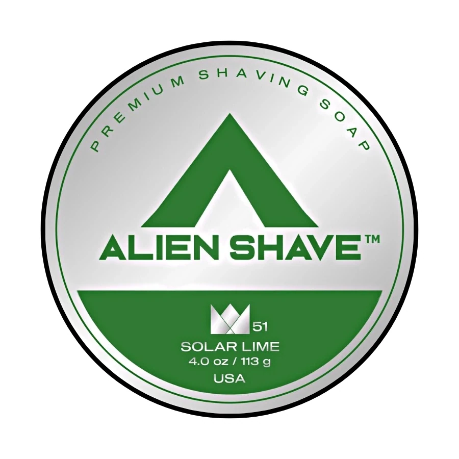 Alien Shave Solar Frost Lime Shave Soap