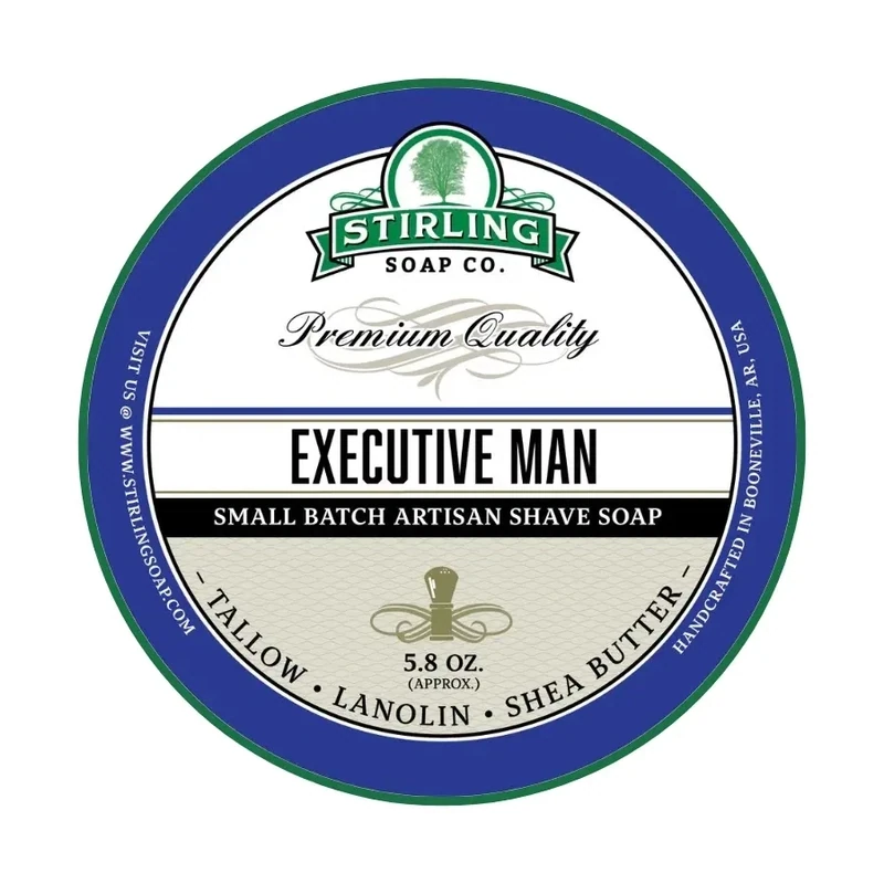 Stirling Soap Co. Executive Man Artisan Shaving Soap