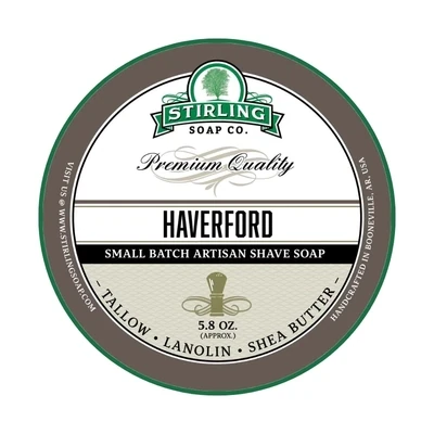 Stirling Soap Co. Haverford Artisan Shaving Soap