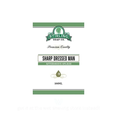 Stirling Soap Co. Sharp Dressed Man After Shave Splash