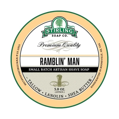 Stirling Soap Co. Ramblin' Man Shaving Soap