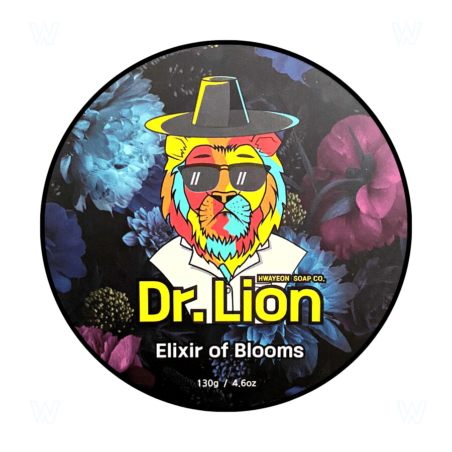Hwayeon Soap Dr. Lion Elixir of Blooms Premium Artisan Shave Soap