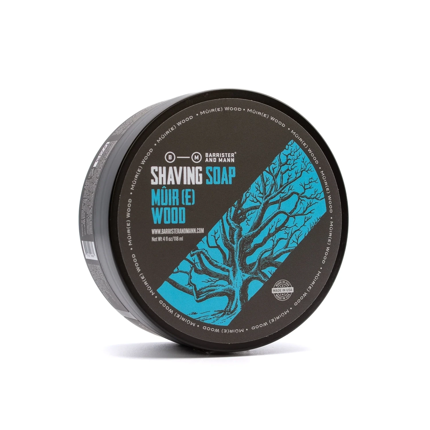 Barrister and Mann Muire Wood Artisan Shave Soap