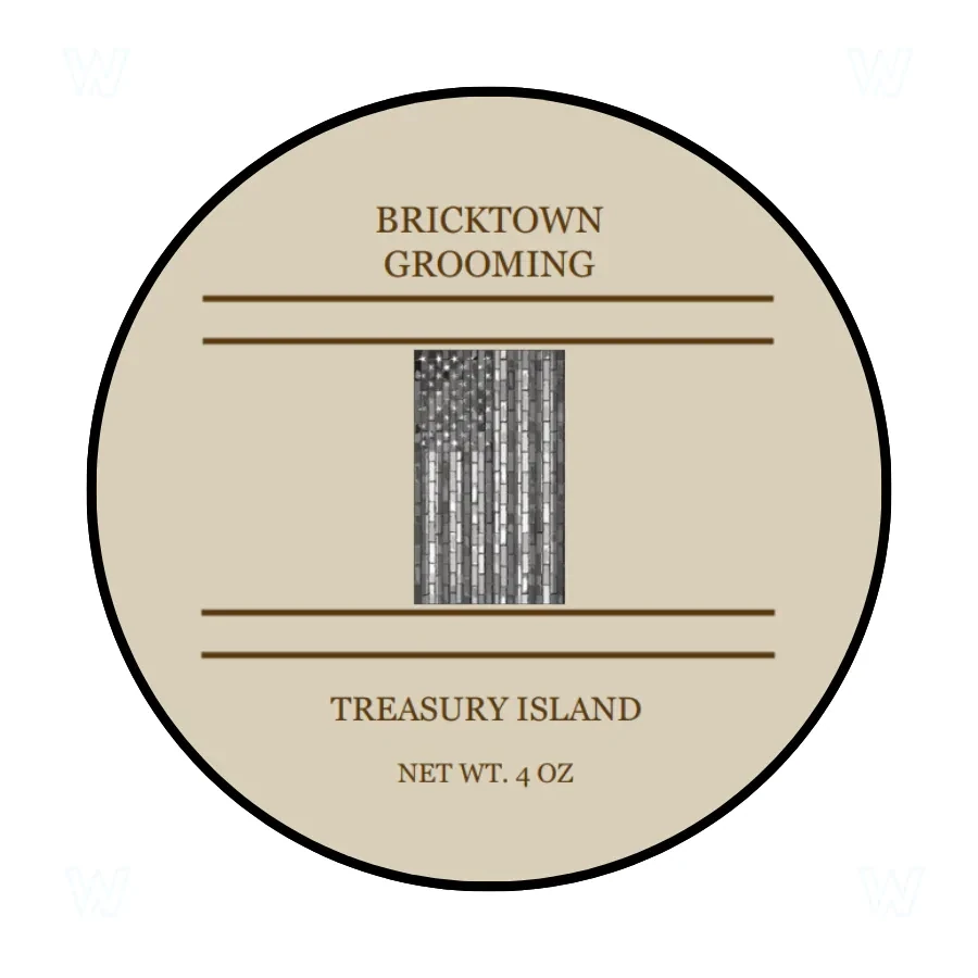 Bricktown Grooming Treasury Island Artisan Shaving Soap