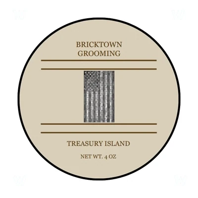 Bricktown Grooming Treasury Island Artisan Shaving Soap
