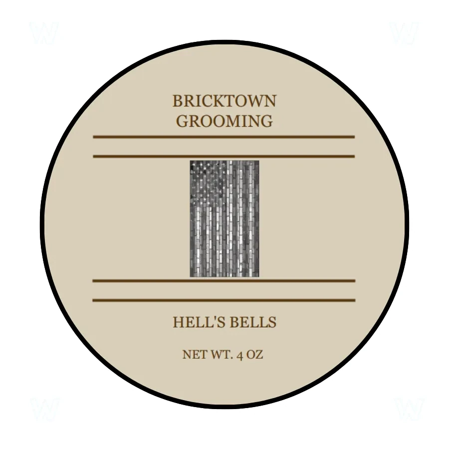 Bricktown Grooming Hell's Bells Artisan Shaving Soap