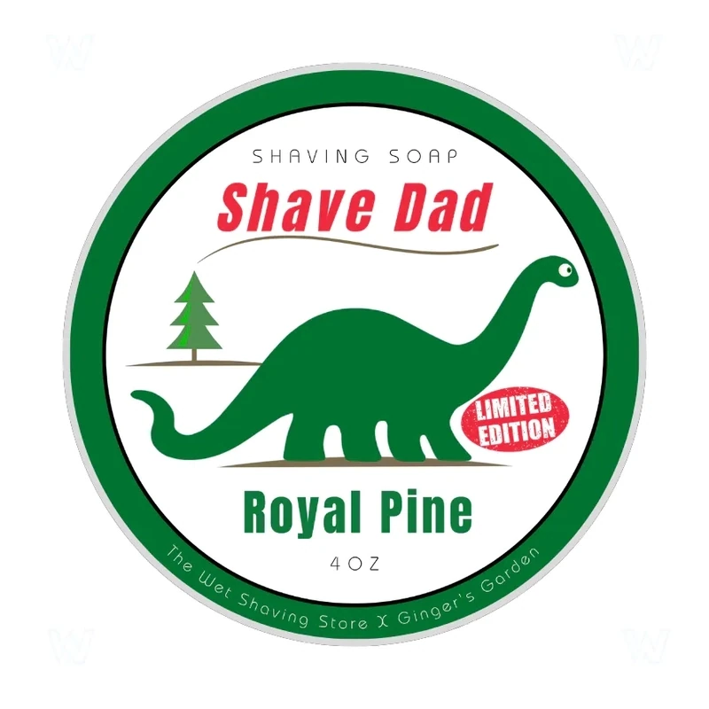 Shave Dad Royal Pine Artisan Shaving Soap by Ginger's Garden