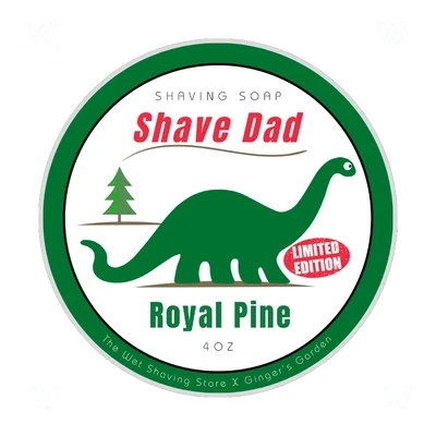Shave Dad Royal Pine Artisan Shaving Soap by Ginger's Garden