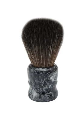 Pearl Shaving Synthetic Shaving Brush with Marble Gray Resin Handle, SBB-97