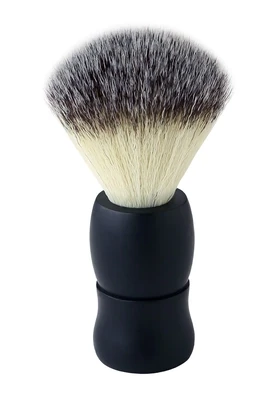 Pearl Shaving Synthetic Shaving Brush with Matt Black Handle, SBB-15