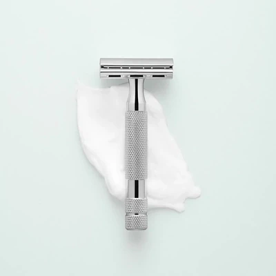 Rockwell 2C Double Edge Razor, Color: Chrome