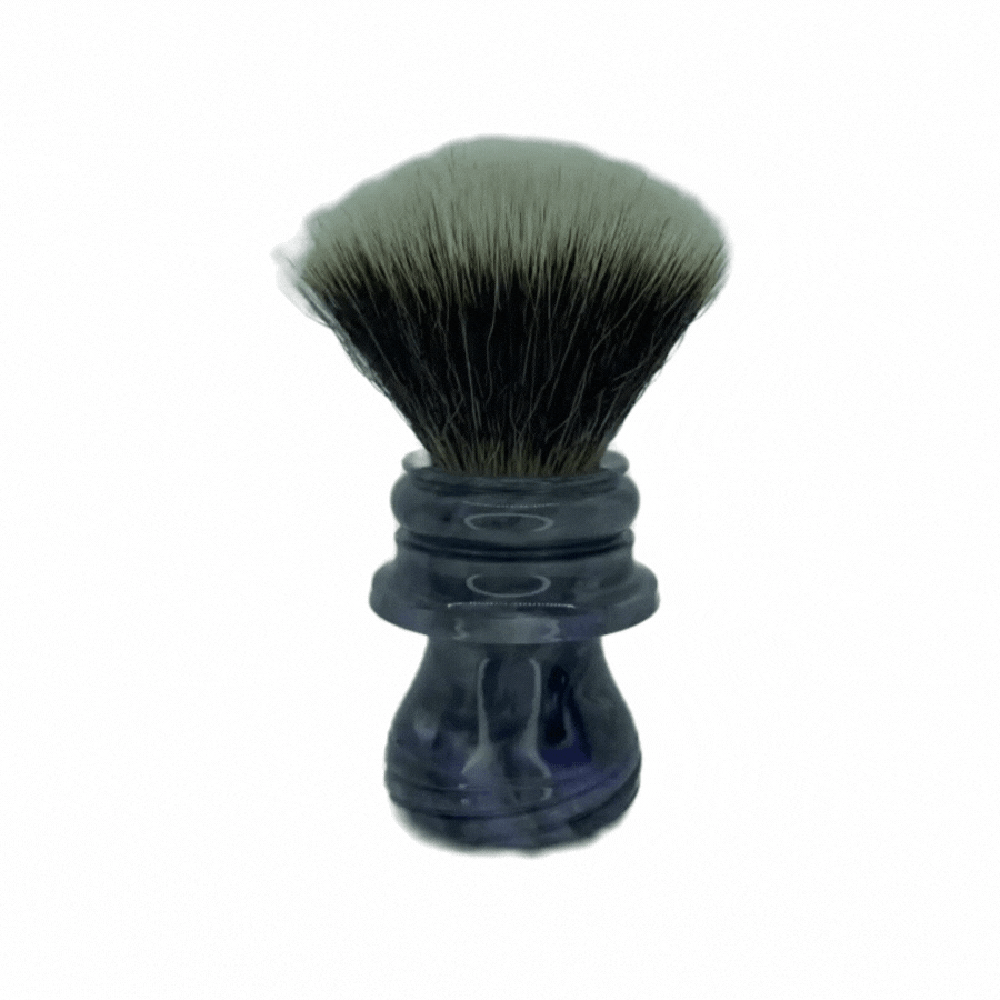 Nameless Workx Purple Magic Hand-Turned Shaving Brush - Premium Synthetic G5C Knot